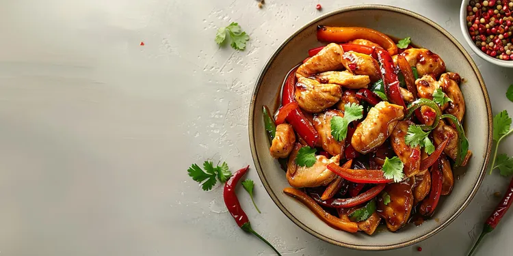 Chilli chicken stir-fry