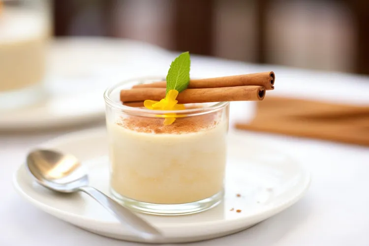 Cinnamon bavarois