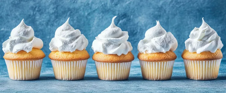 Coconut and lime meringue cupcakes