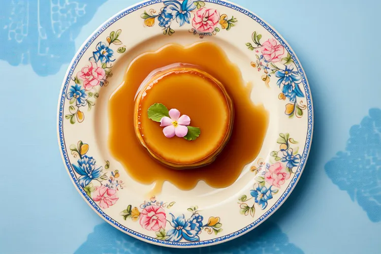 Coconut creme caramel