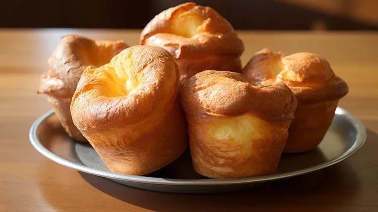 Whole-grain wheat popovers