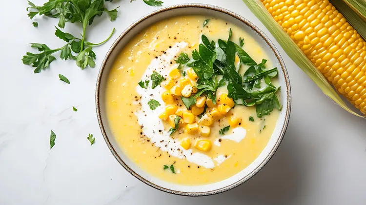Corn and pepper chowder