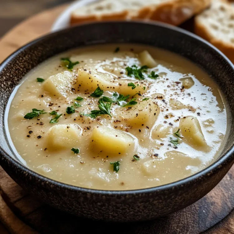 Cod and potato chowder