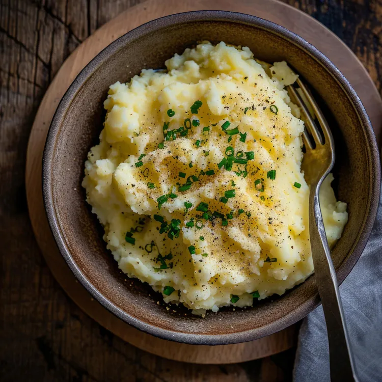 Creamy parmesan potato mash