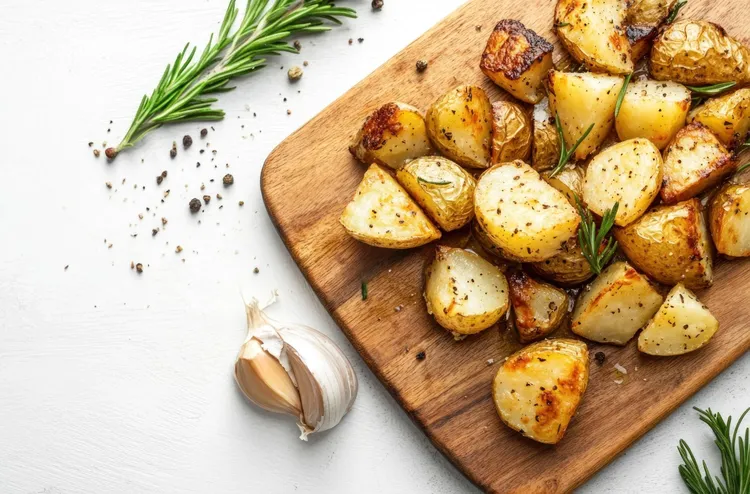 Lemon-herb roasted potato nuggets