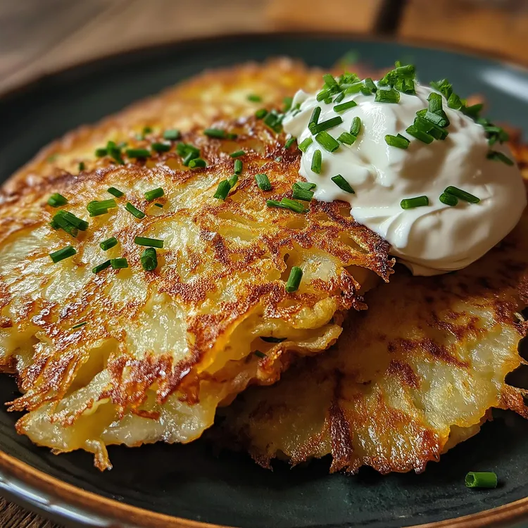 Swiss cheese rosti with potatoes
