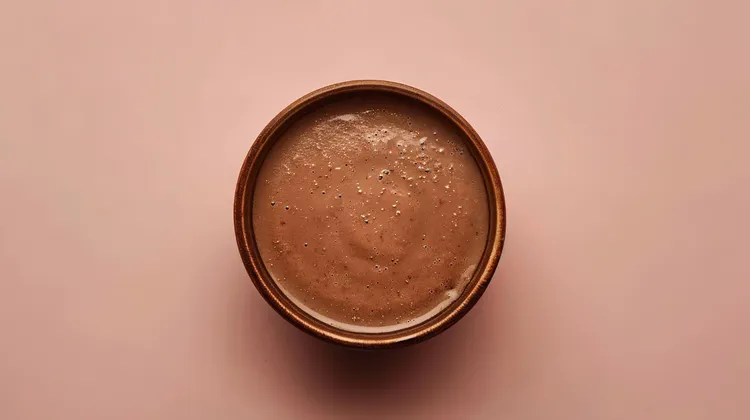 Dark chocolate pots