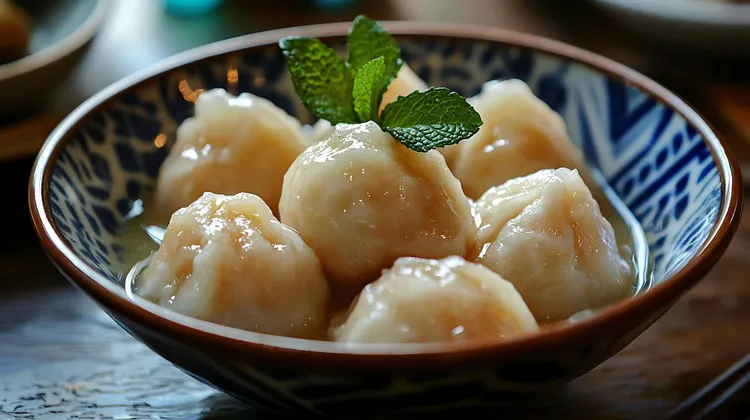 Golden syrup dumplings
