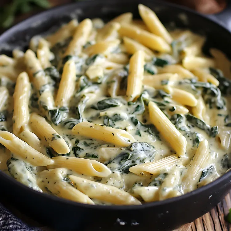 Gouda & spinach macaroni
