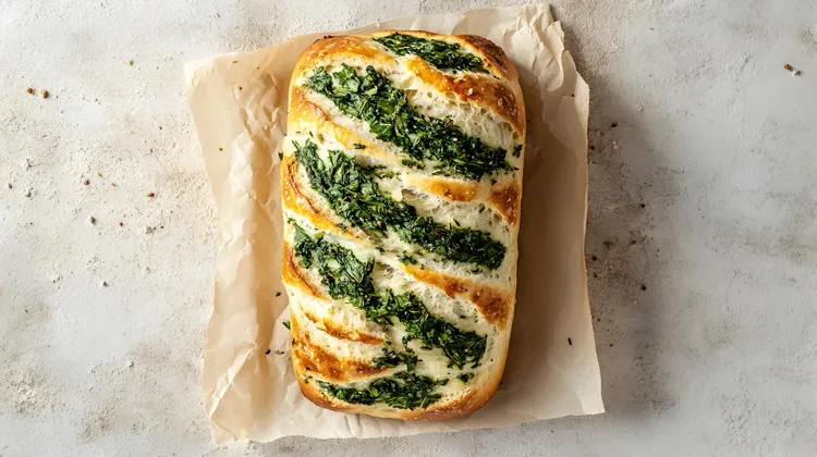 Herb swirl bread