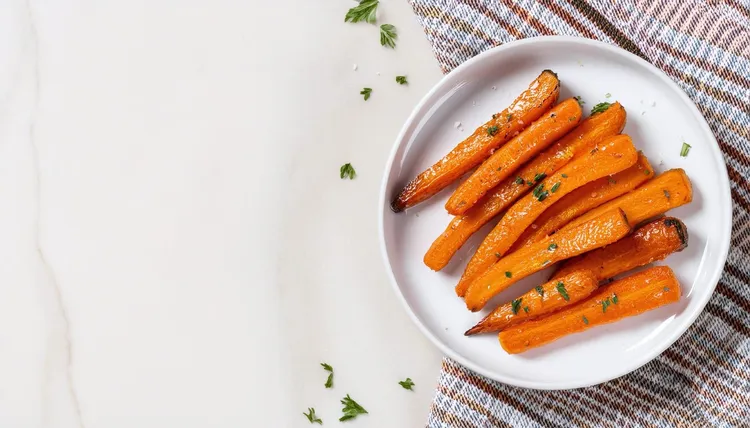 Honey roasted carrots