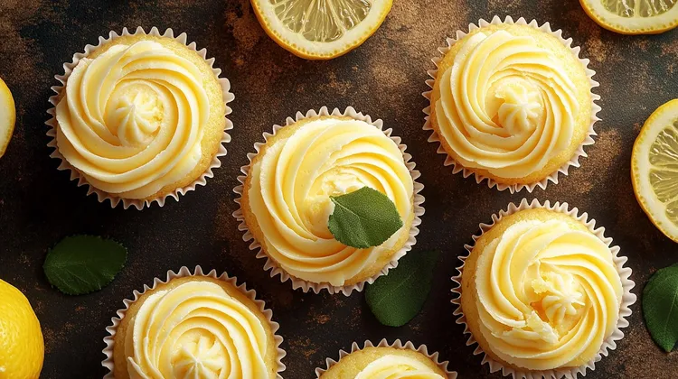Lemon yoghurt cupcakes