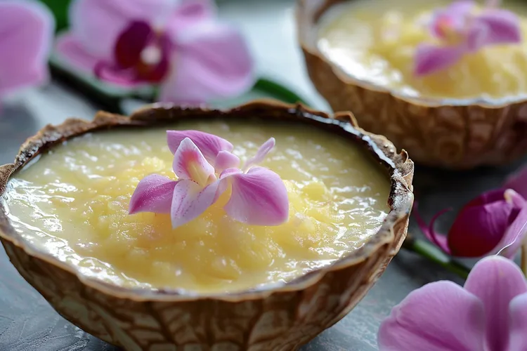 Lime and coconut curd