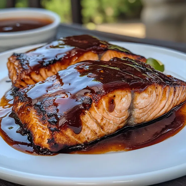 Maple soy glazed salmon