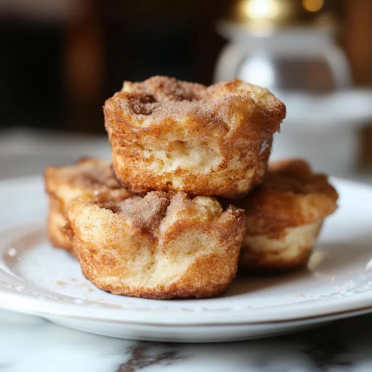 Mini gugulhupf cakes with cinnamon sugar