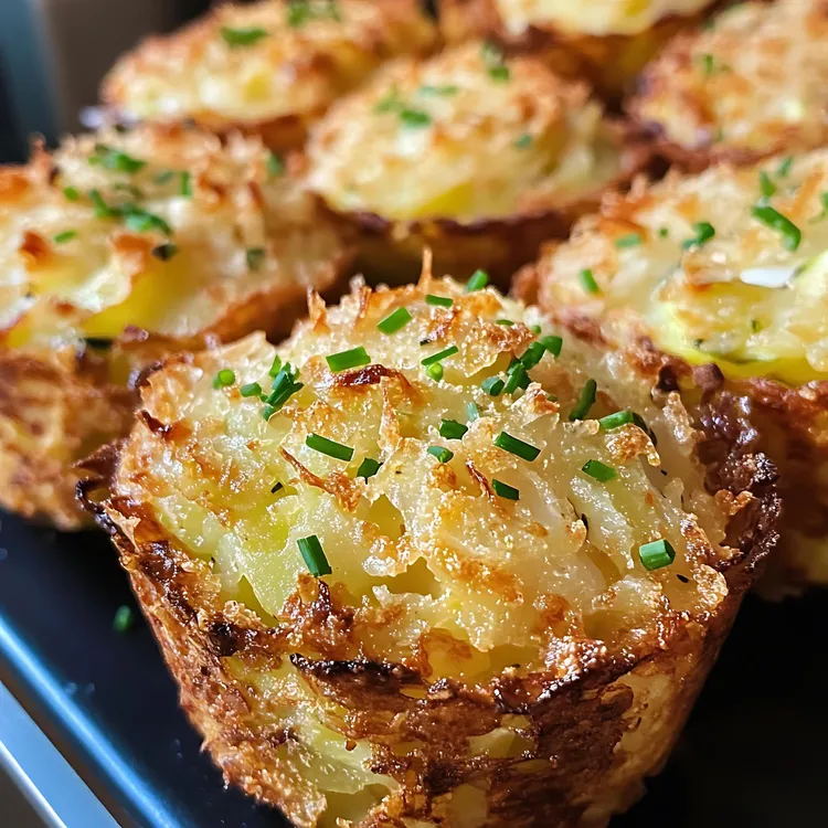 Mini potato gratins
