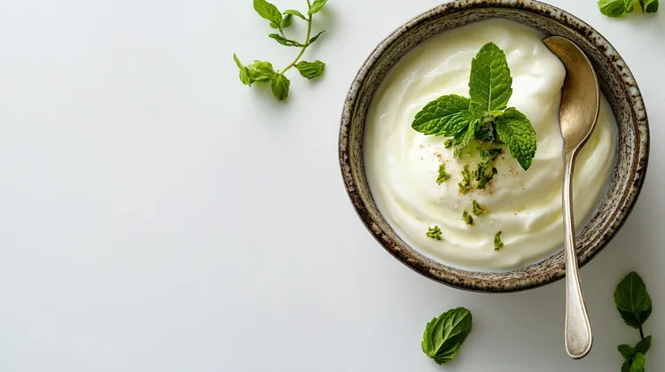 Minted yogurt