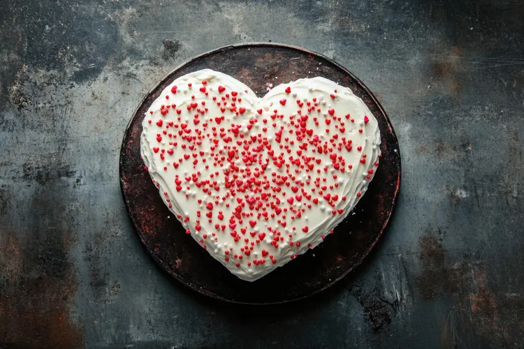 Heart cake