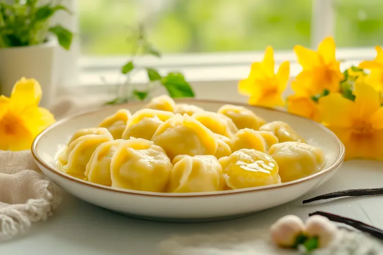 Golden syrup dumplings