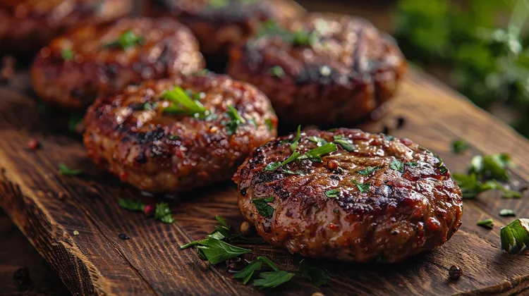 Beef rissoles
