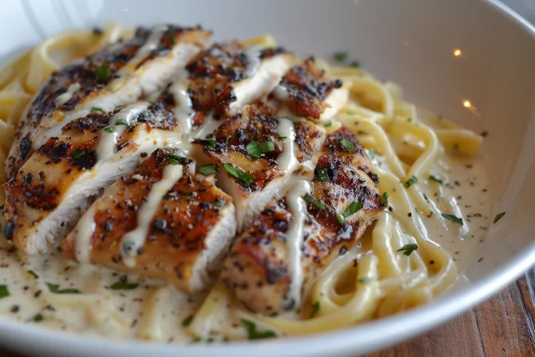 One-pot chicken spaghetti al limone