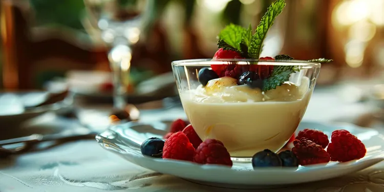 Orange & honey zabaglione