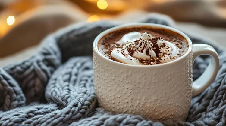 Orange-scented hot chocolate