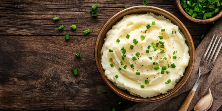Parmesan and chive mash