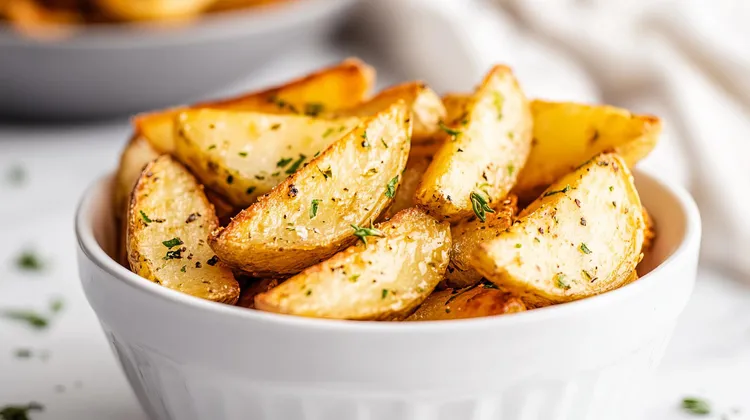 Parmesan and rosemary potato wedges
