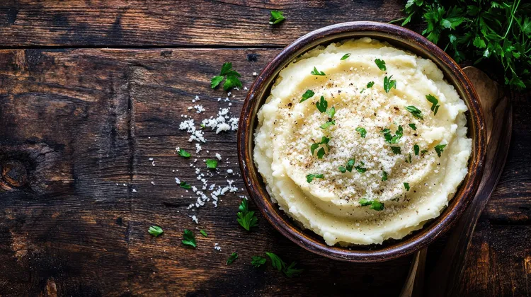 Parmesan mash