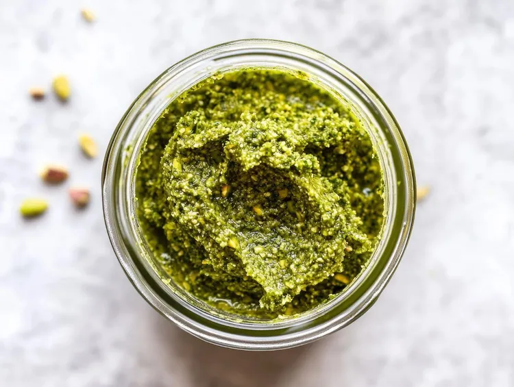 Parsley, roasted pistachio and chilli pesto