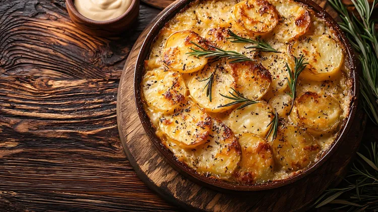 Potato and cauliflower gratin