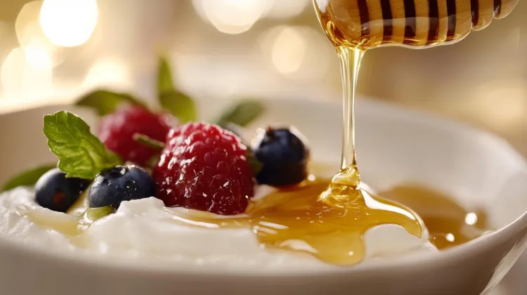 Protein-packed honey yogurt delight