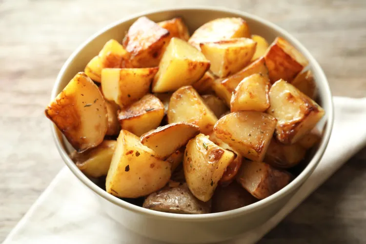 Roast potatoes with cumin salt