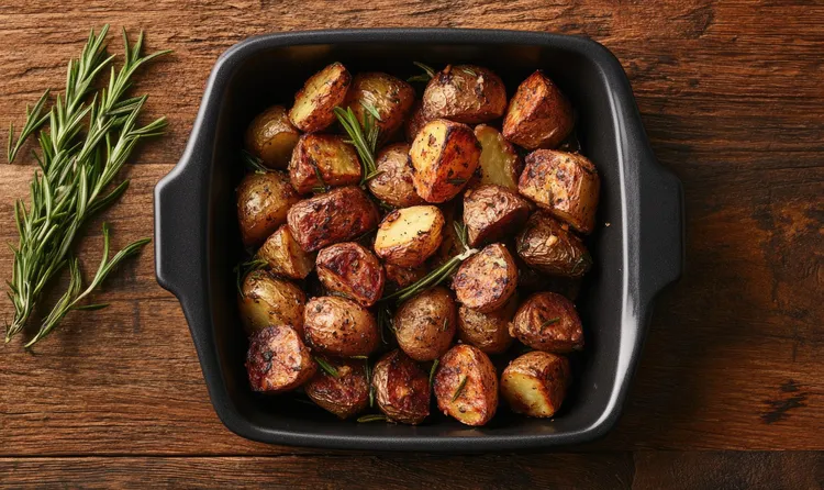 Rosemary and garlic roast potatoes