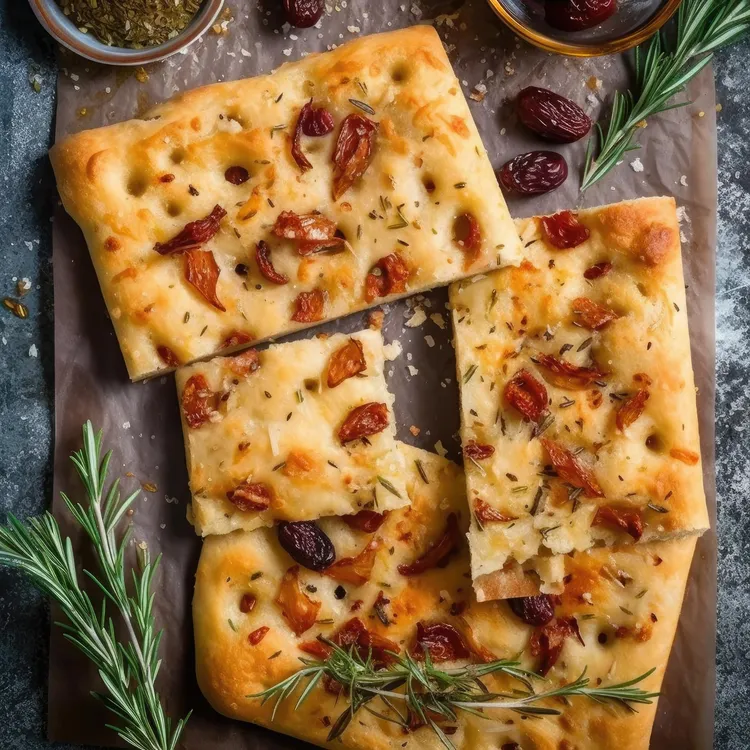Rosemary & raisin focaccia