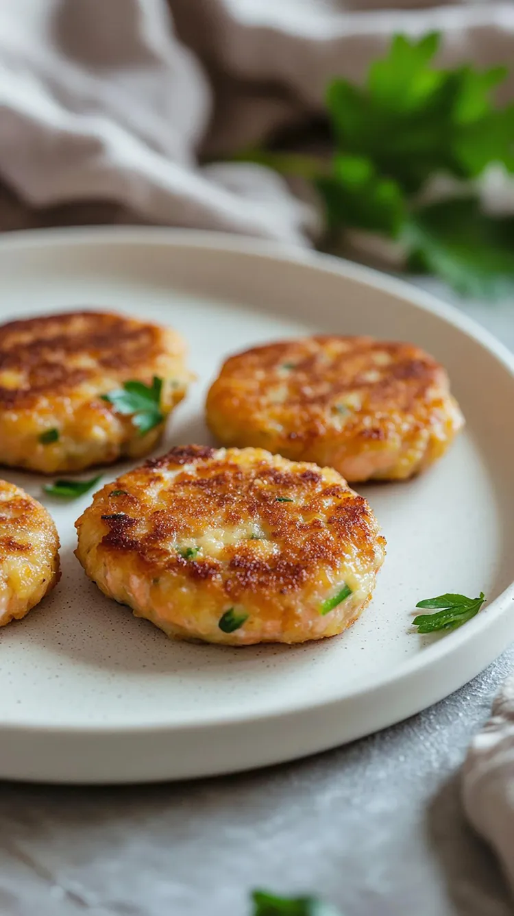Salmon and potato patties
