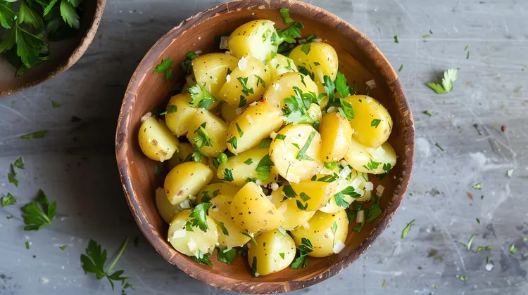 Salt and vinegar potato salad