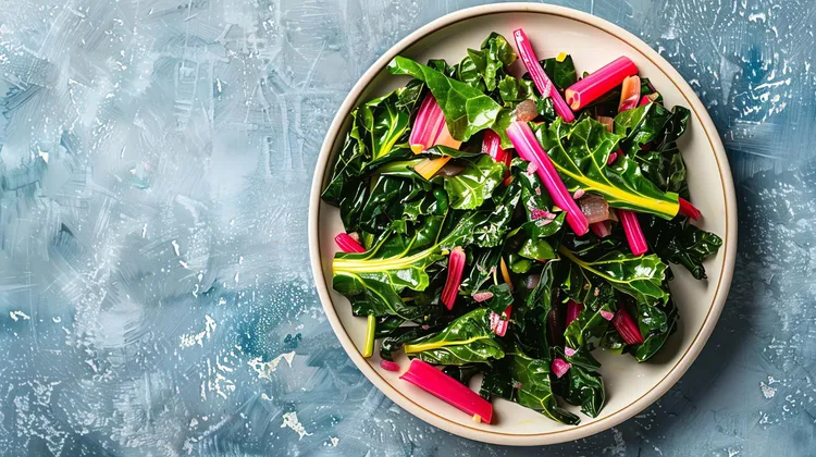 Sauteed swiss chard