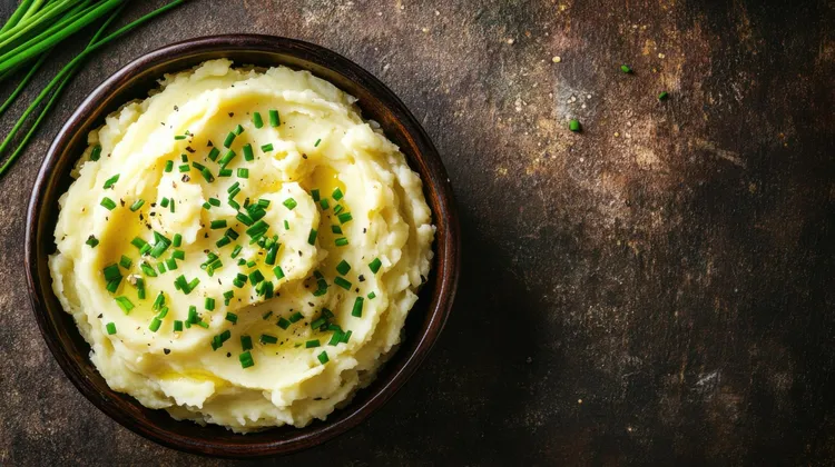 Sour cream mashed potatoes