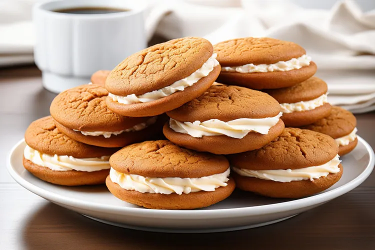 Spiced golden syrup whoopie pies