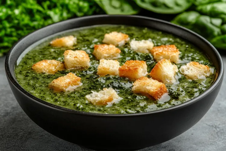 Spinach bisque