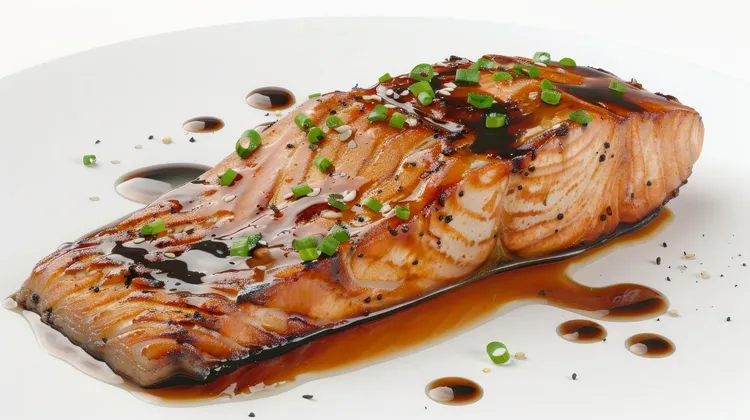 Teriyaki salmon parcels