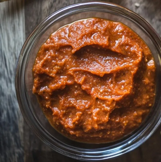 Tomato and roasted capsicum pesto