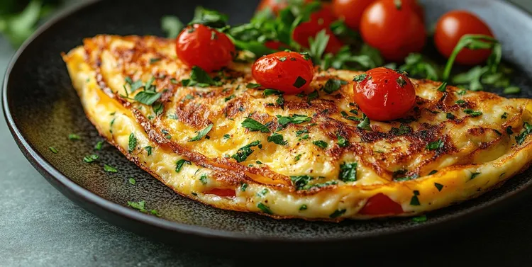 Tomato omelettes