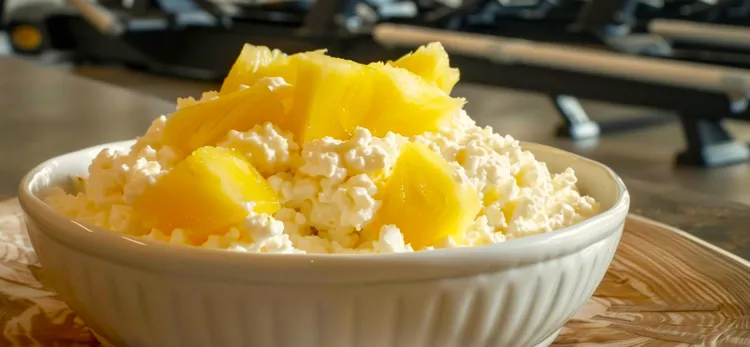 Pineapple cottage cheese