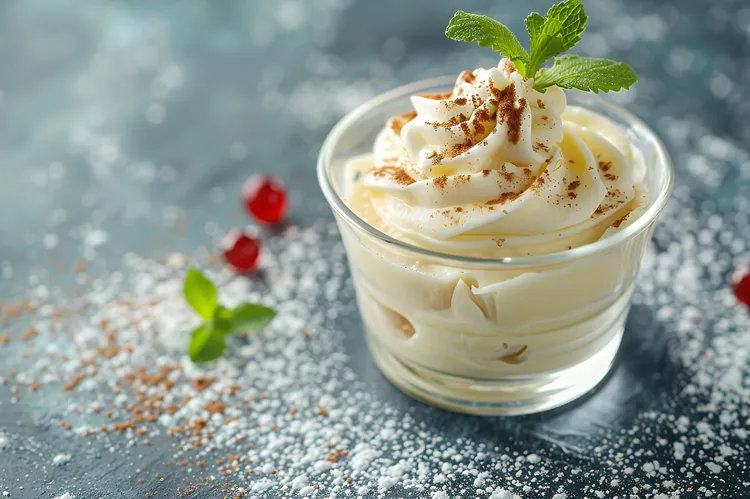 Vanilla cream easy dessert