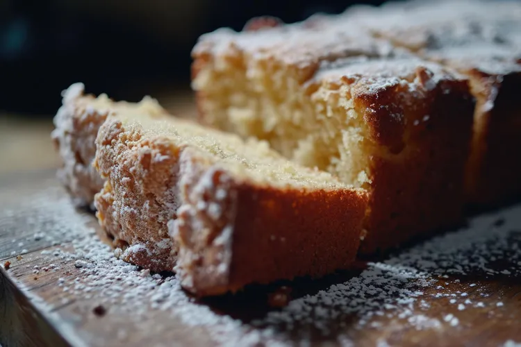 Vanilla & cream cheese pound cake