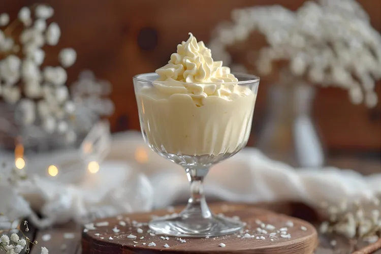 Vanilla mousse cream
