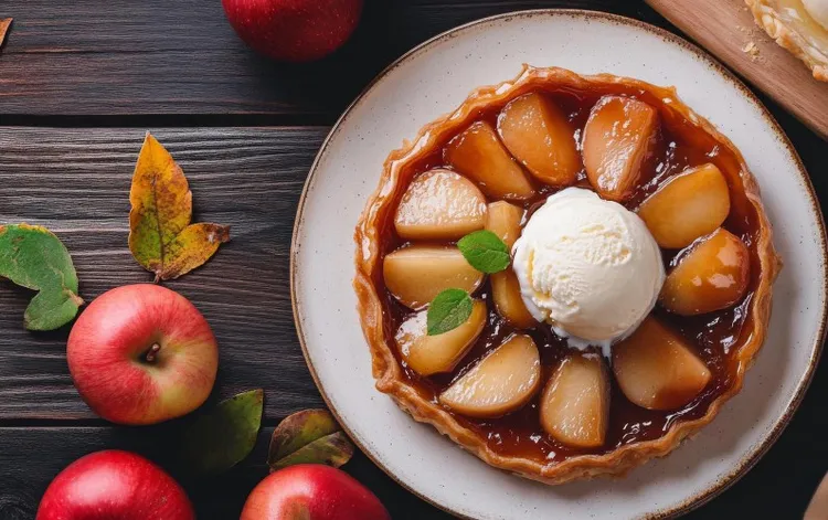 Apple tarte tatin
